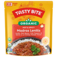 Tasty Bite Madras Lentils, Organic, Indian, Hot, 10 Ounce