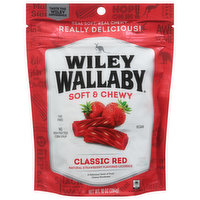 Wiley Wallaby Licorice, Classic Red, Soft & Chewy, 10 Ounce
