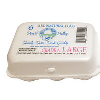 Pearl Valley Large Eggs, Half Dozen, 6 Each