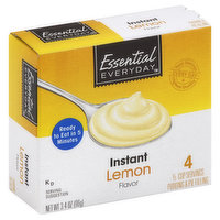 Essential Everyday Pudding & Pie Filling, Instant, Lemon Flavor, 3.4 Ounce