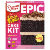 Duncan Hines Epic Cake Kit, Post Cocoa Pebbles, 24.37 Ounce