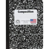 Norcom Composition, Wide Ruled, 100 Sheets, 1 Each