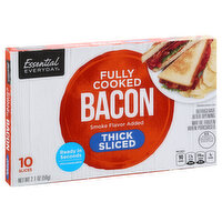 ESSENTIAL EVERYDAY Bacon, Fully Cooked, Thick Sliced, 10 Each