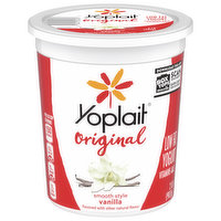 Yoplait Original Yogurt, Low Fat, Vanilla, Smooth Style, 2 Pound