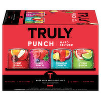 Truly Hard Seltzer, Punch, Variety Pack, 12 Each