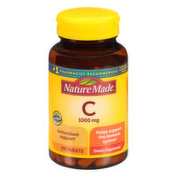 Nature Made Vitamin C, 1000 mg, Tablets, 100 Each