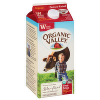 Organic Valley Milk, Organic, Whole, 0.5 Gallon