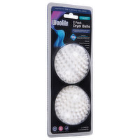 Woolite Dryer Balls, 2.5 Inch Diameter, 2 Pack, 2 Each