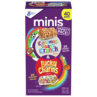 General Mills Minis Mini Bars, Cinnamon/Marshmallow, Minis, Variety Pack, 40 Each