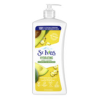 St Ives Body Lotion, Hydrating, Vitamin E & Avocado, 21 Ounce