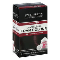 John Frieda Radiant Red Foam Color, Precision, Deep Cherry Brown 3VR, 1 Each