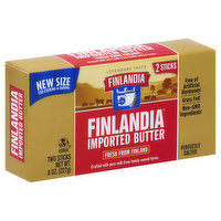 Finlandia Butter, Imported, Perfectly Salted, 2 Each