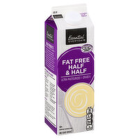 Essential Everyday Half & Half, Fat Free, 1 Quart