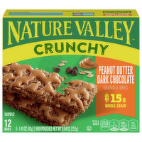 Nature Valley Granola Bars, Peanut Butter Dark Chocolate, Crunchy, 6 Each