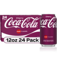 Coca-Cola Cherry Soda Soft Drink, 24 Each