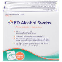 Bd Alcohol Swabs, 100 Each