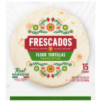 Frescados Fajita Style Flour Tortillas, 15 Each