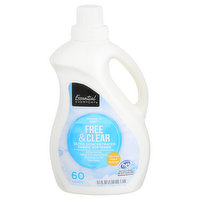 Essential Everyday Fabric Softener, Ultra Concentrated, Free & Clear, 51 Ounce