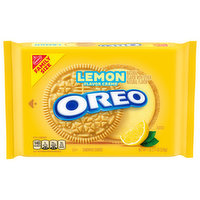 OREO Lemon Creme Sandwich Cookies, Family Size, 18.71 Ounce