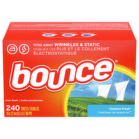 Bounce Dryer Sheets, Outdoor Fresh, 240 Each