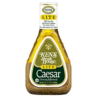 Ken's Steak House Dressing & Marinade, Lite, Caesar, 16 Ounce