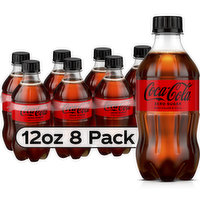 Coca-Cola Zero Sugar  Diet Soda Soft Drink, 8 Each