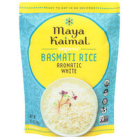 Maya Kaimal Basmati Rice, Organic, Aromatic White, 8.5 Ounce