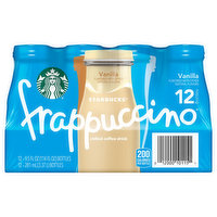 Starbucks Frappuccino Coffee Drink, Vanilla, Chilled, 12 Each