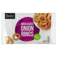 Essential Everyday Onion Rings, Breaded, 20 Ounce