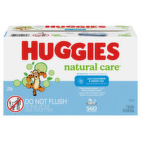Huggies Wipes, with Cucumber & Green Tea, Refreshing, 560 Each