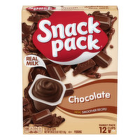 Snack Pack Pudding, Chocolate, Family Pack, 12 Each