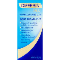 Differin Acne Treatment, Gel, 0.5 Ounce