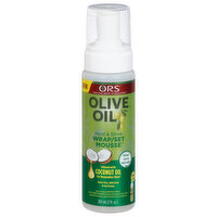 Ors Olive Oil Wrap/Set Mousse, Hold & Shine, 7 Fluid ounce