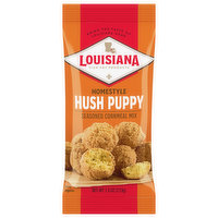 Louisiana Fish Fry Products Cornmeal Mix, Seasoned, Hush Puppy, Homestyle, 7.5 Ounce