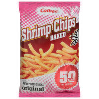 Calbee Shrimp Chips, Baked, Original, 4 Ounce