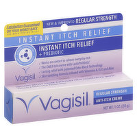 Vagisil Itch Relief, Instant, Regular Strength, 1 Ounce
