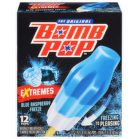 Bomb Pop Pops, Blue Raspberry Freeze, Extremes, 12 Each