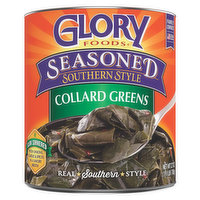 Glory Foods Collard Greens, Southern Style, Seasoned, 27 Ounce