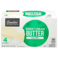 Essential Everyday Butter, Sweet Cream, Salted, 4 Each