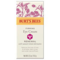 Burt's Bees Eye Cream, Firming, Renewal, 0.5 Ounce