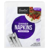 Essential Everyday Napkins, Dinner, Premium, 3-Ply, 40 Each