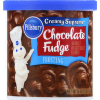 Pillsbury Frosting, Chocolate Fudge, 16 Ounce