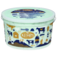 Kemps Ice Cream, Mint Chocolate Chip, Reduced Fat, 1 Gallon