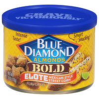 Blue Diamond Almonds, Elote Mexican-Style Street Corn Flavored, Bold, 6 Ounce