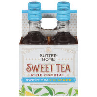 Sutter Home Wine Cocktail, Sweet Tea, 4 Each