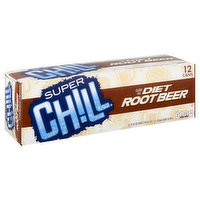 Super Chill Root Beer, Diet, 12 Each