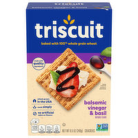 TRISCUIT Balsamic Vinegar & Basil Whole Grain Wheat Crackers, 8.5 Ounce