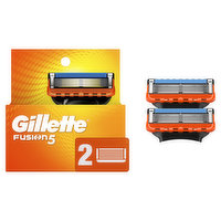 Gillette Fusion5 Razor Refills for Men, 2 Razor Blade Refills, 2 Each