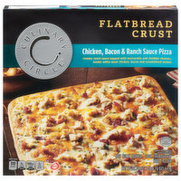 Culinary Circle Pizza, Chicken, Bacon & Ranch Sauce, Flatbread Crust, 22.76 Ounce