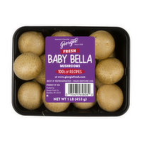 Giorgio Baby Bella Mushrooms, 1 Pound